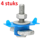 bez bevsetm8 bev.set tbv 23cm vloersteun M8x40 4st