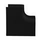 nedco 66602101 binnenbocht zwart 90 x 65 mm nedco 66602101 binnenbocht zwart 90 x 65 mm