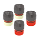soleco m8 trillingsdemperset rood 120-170kg set 4st