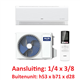AUX caamono12000KIT 12CAA monoset wit 90m³ 3,5kw