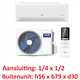 AUX caamono18000KIT 18CAA monoset wit 125m³ 5,1kw