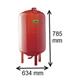 reflex 8213300 vat 200 ltr 1,5 bar