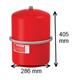 flamco 16916 flexcon vat 18 ltr 0,5 bar