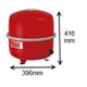 flamco 16929 flexcon vat 35 ltr 1,0 bar