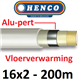 henco alu-pert vlverw. floor slang wit 200m 16 x 2