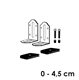 jaga minicanal hybrid hoogteregelaar set 0 - 4,5cm