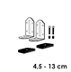 jaga minicanal hybrid hoogteregelaarset 4,5 - 13cm