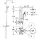 grohe 27964000 euphoria rainshower douche 210 mm