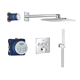 grohe 34873000 smartc. met ibox 3knops vierk. 31cm