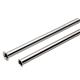 ram. 1200007 chroom buis 10ø met kraag 30cm